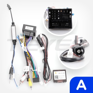 Комплект рамка и проводка Volkswagen Tiguan 2 Mk 2016-2022 10" (Тип A)